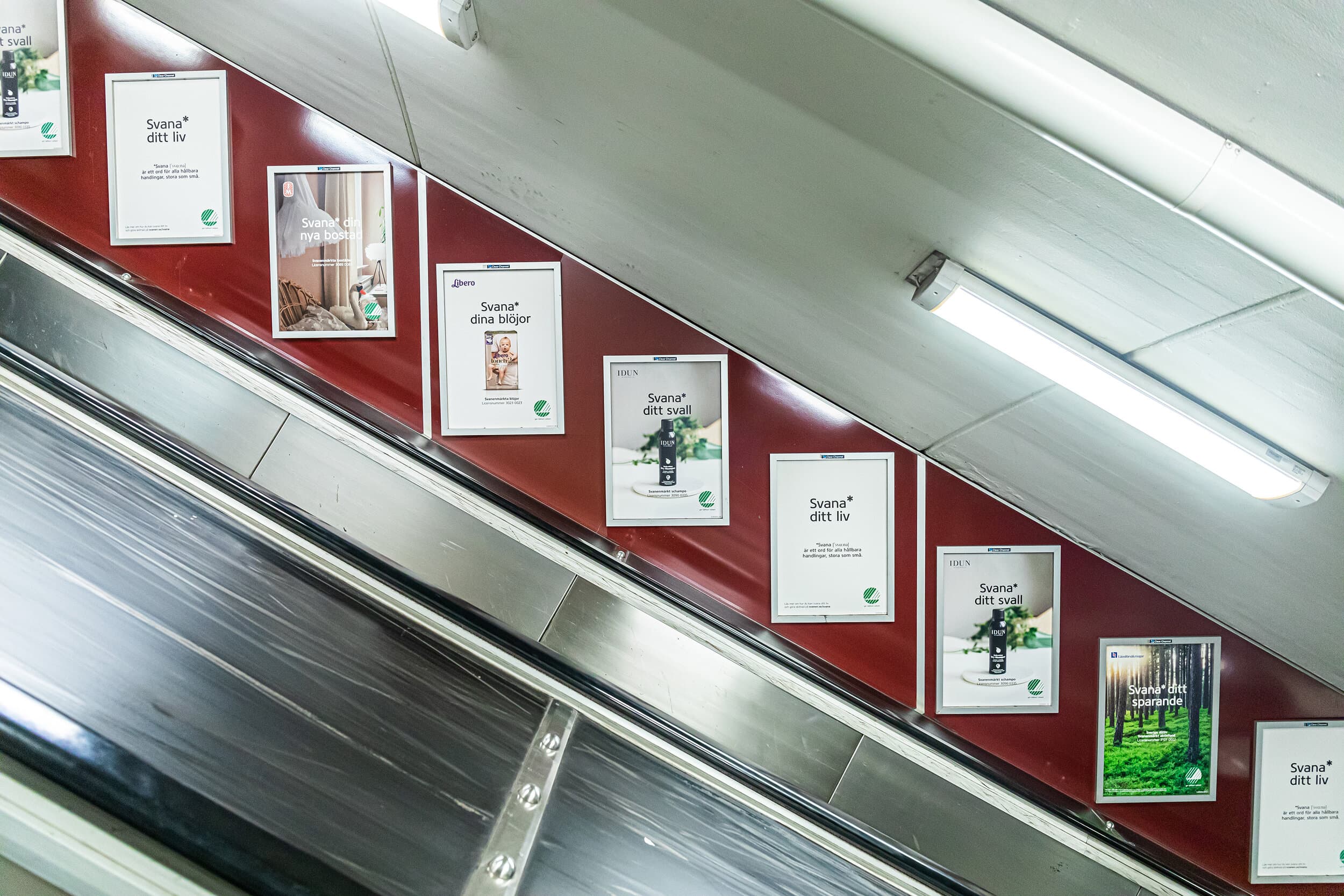 Svanen OOH escalator